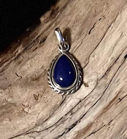 Sterling Silver Lapis Lazuli Pendant