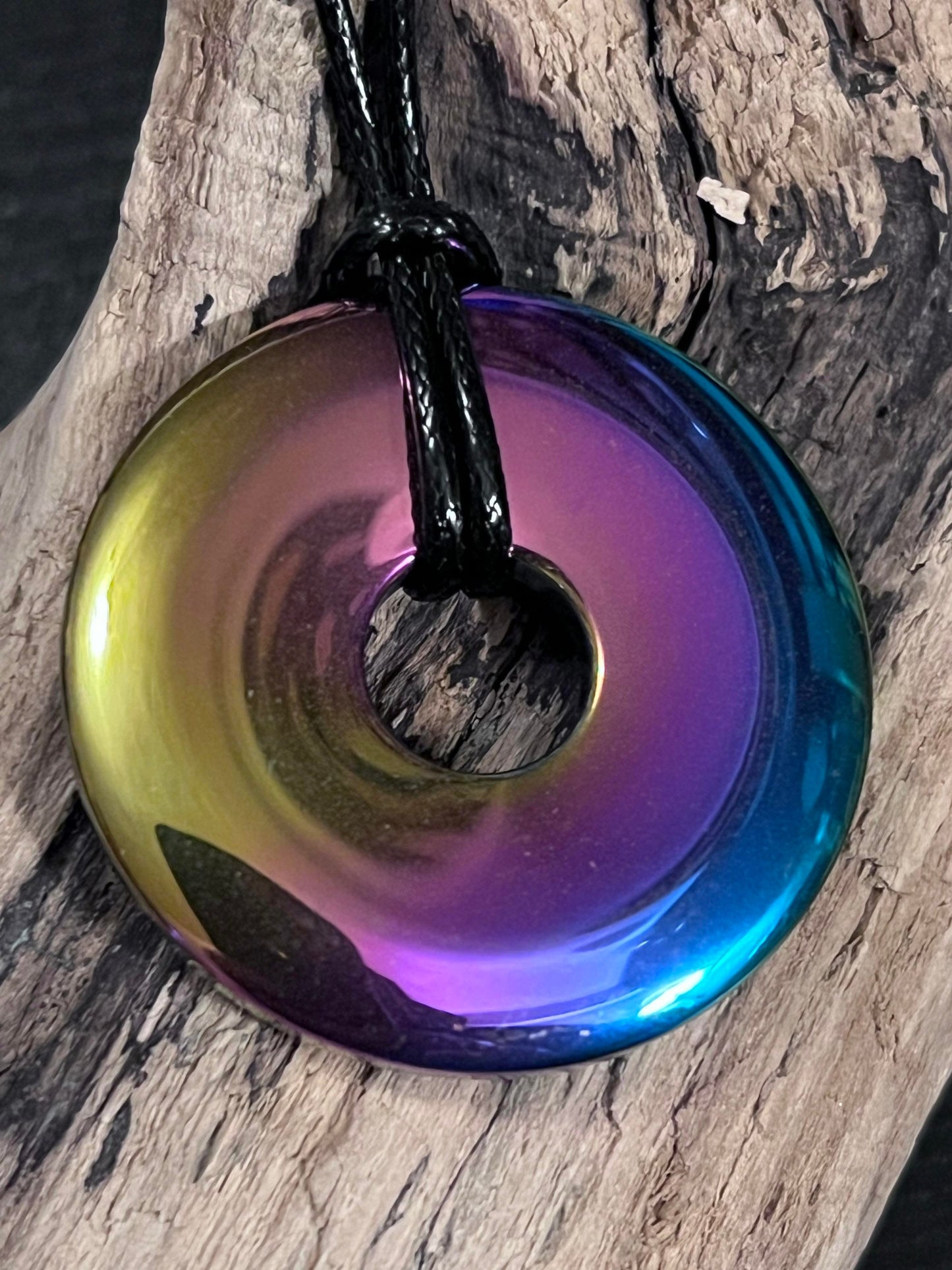 Rainbow Hematite Pendant