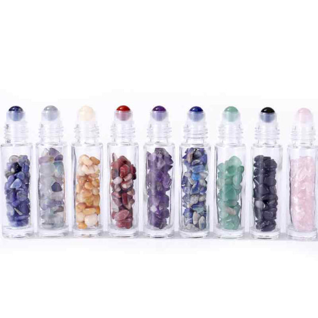 Crystal Essential Oil Roller Bottle - Amethyst